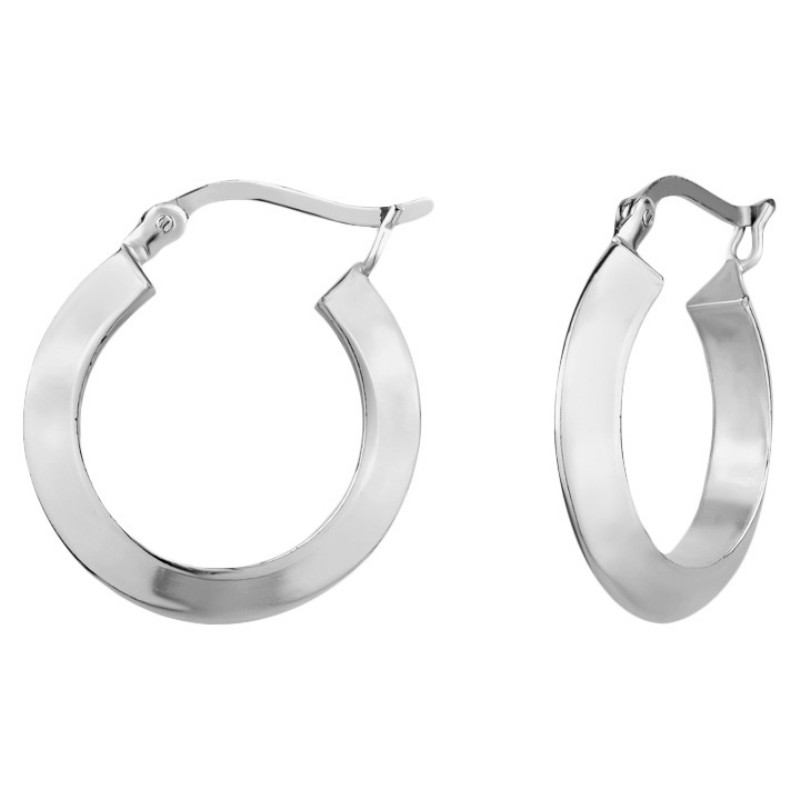 Collection by London Drugs Thick Hoop Earring - Silver