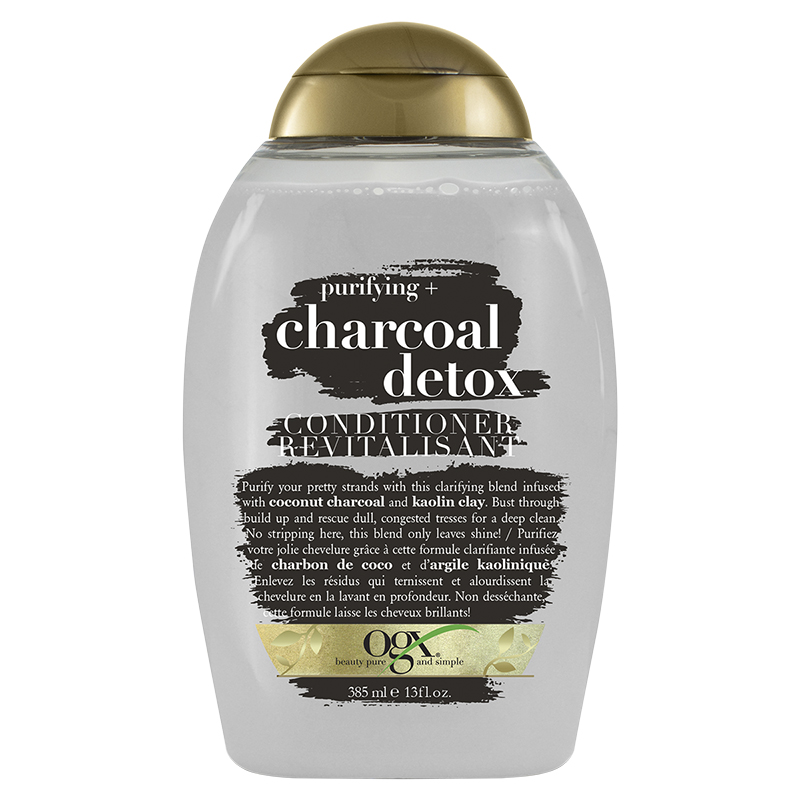 OGX Purifying + Charcoal Detox Conditioner - 385ml