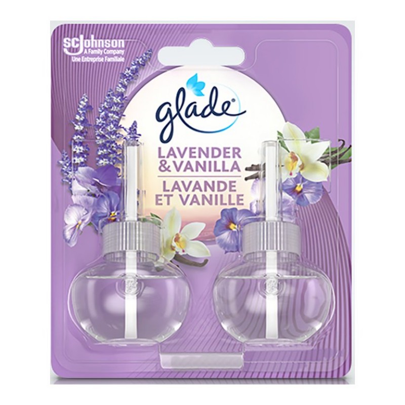 Glade PlugIns Lavender & Vanilla Air Freshener Refill - 2pcs