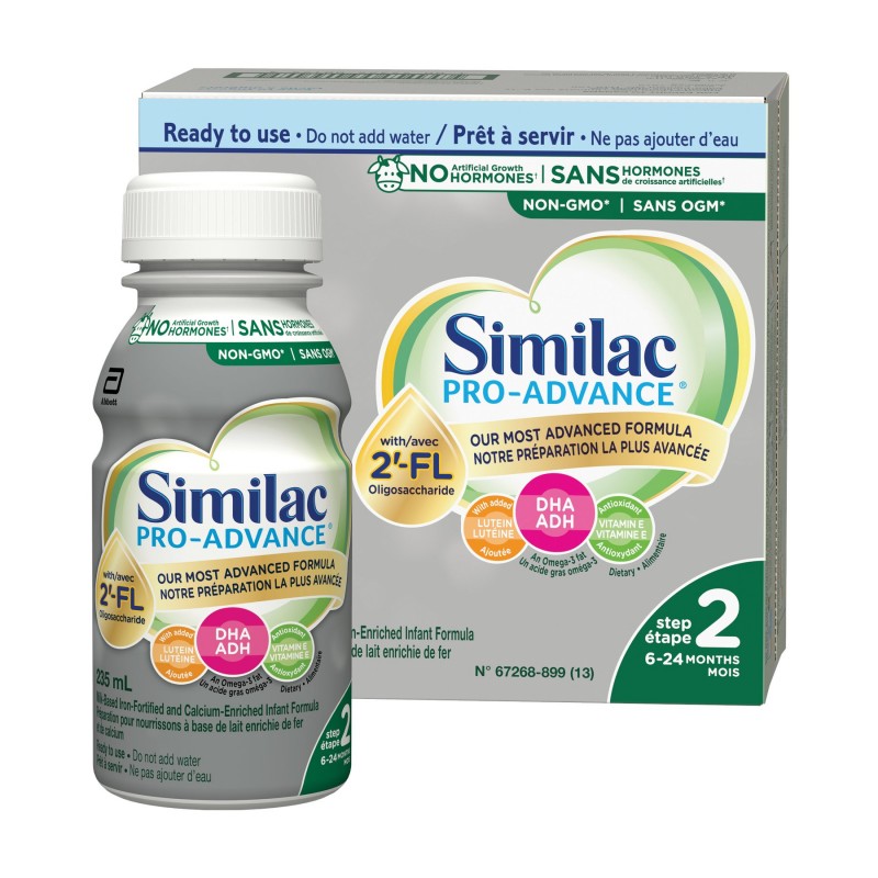 Similac Pro-Advance Ready to Feed Baby Formula - Step 2 - 16 x 235ml