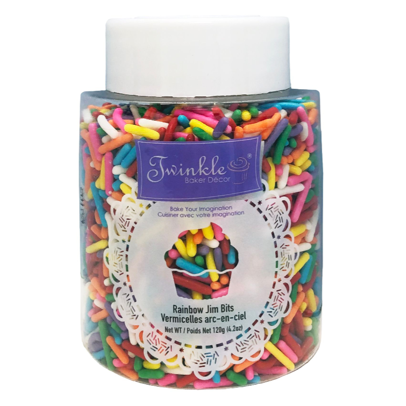 Twinkle Baker Decor Rainbow Jim Bits Sprinkles - 120g