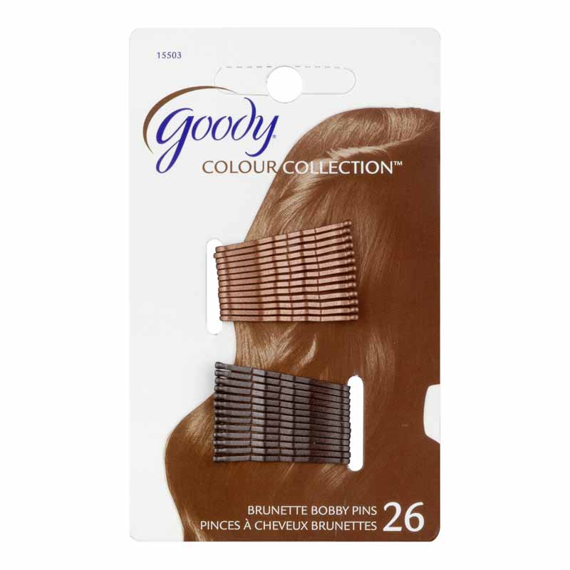 Goody Colour Collection Bobby Pins - Brown - 26s