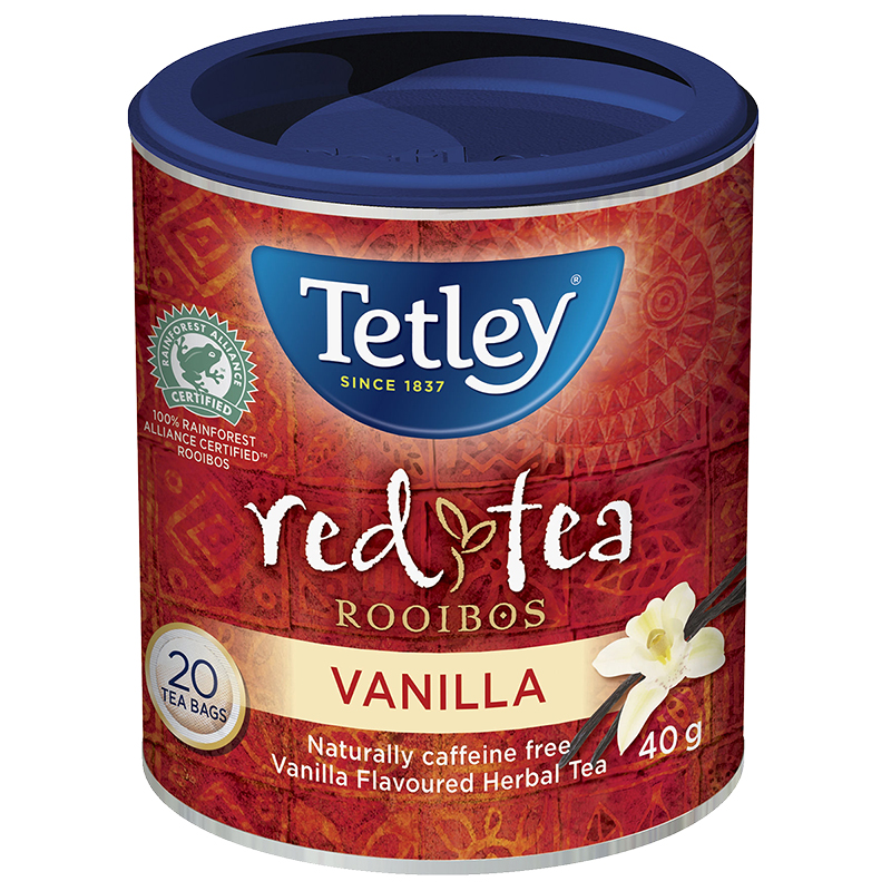 Tetley Herbal Rooibos Vanilla Tea - 20s