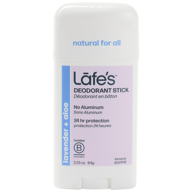 Lafe's Soothe Deodorant Stick - Lavender &amp; Aloe - 64g