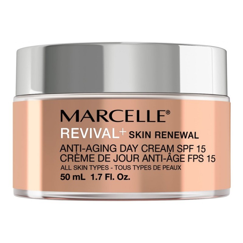 Marcelle Revival+ Skin Renewal Anti-Aging Day Cream - SPF 15 - 50ml