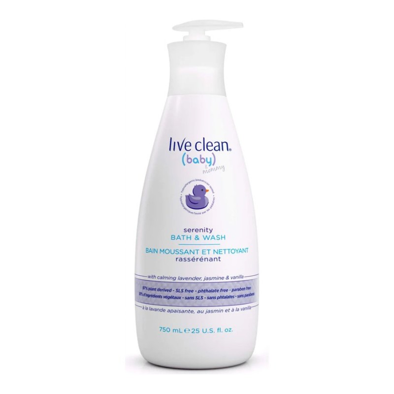 Live Clean Baby and Mommy Serenity Bath and Wash - 750ml