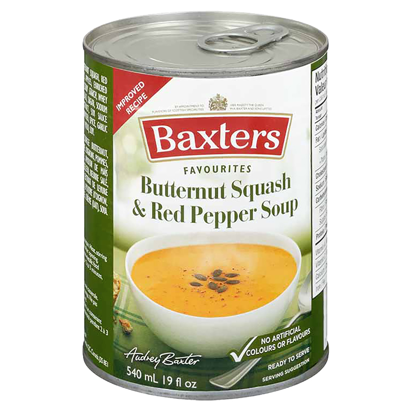 Baxter's Soup - Butternut Squash & Red Pepper - 540ml