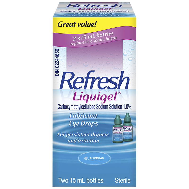Refresh Liquigel Lubricant Eye Drops - 2x15ml