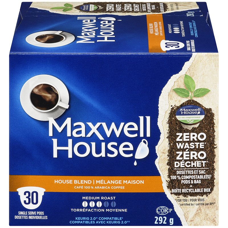 Maxwell House Coffee Pods - House Blend - 30s