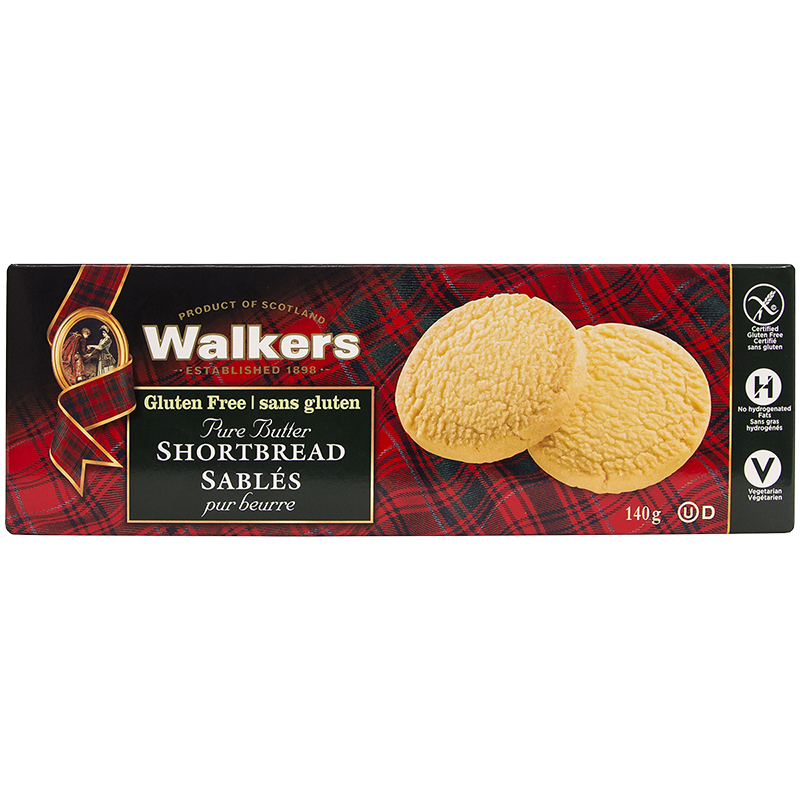 Walkers Gluten Free Shortbread - 140g