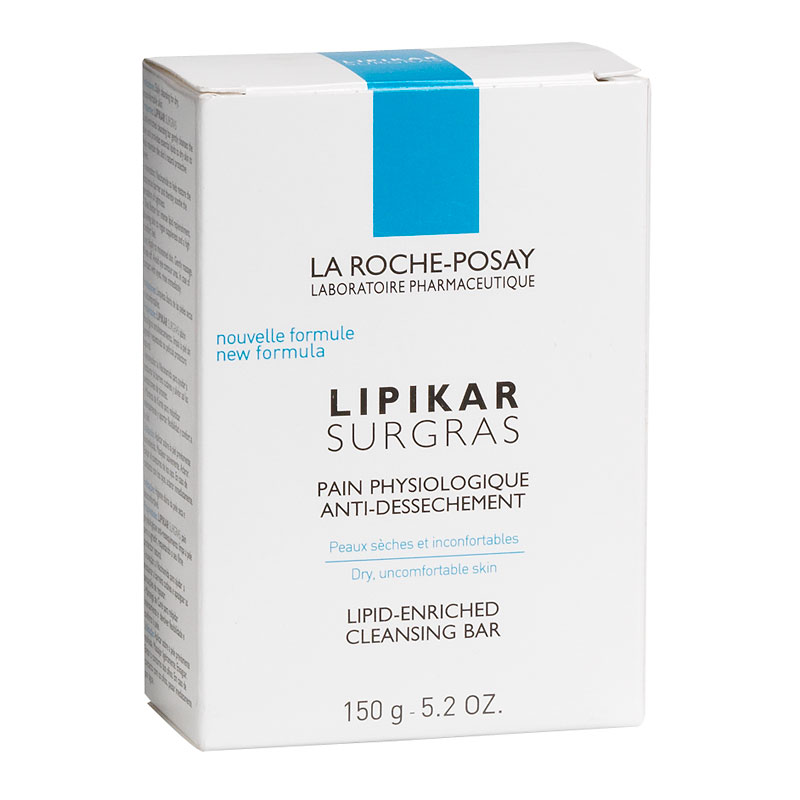 La Roche-Posay Lipikar Surgras Lipid-Enriched Cleansing Bar - 150g