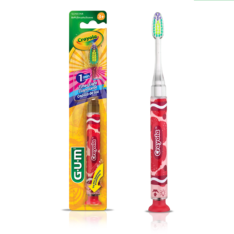 G.U.M Crayola Timer Light Toothbrush