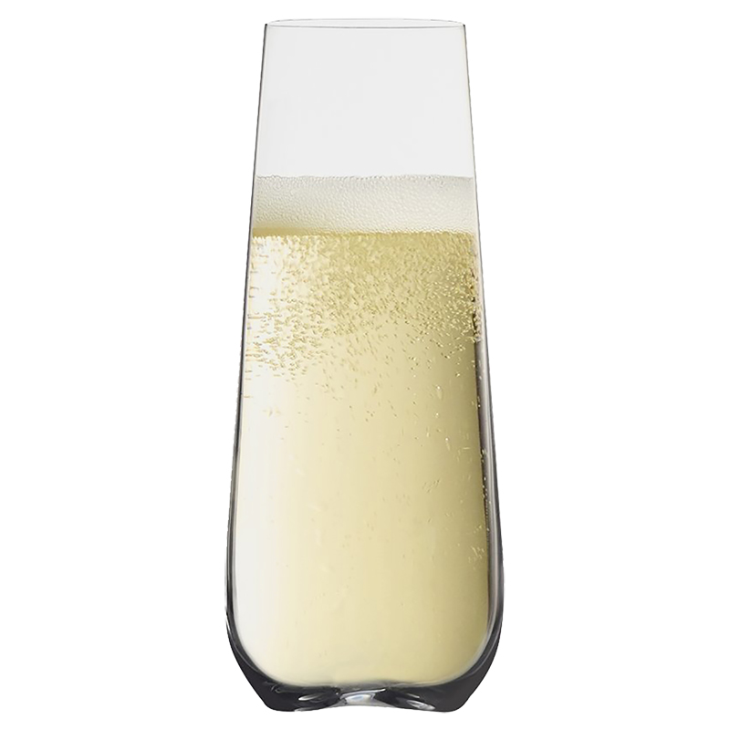 Trudeau Gala Stemless Champagne Glass - Clear - 237 ml/ 4 pack