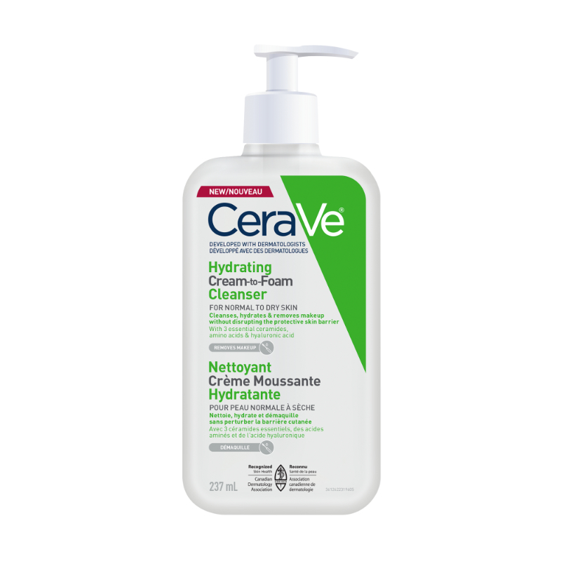 CeraVe Hydrating Cream to Foam Cleanser - Normal to Dry - 237ml