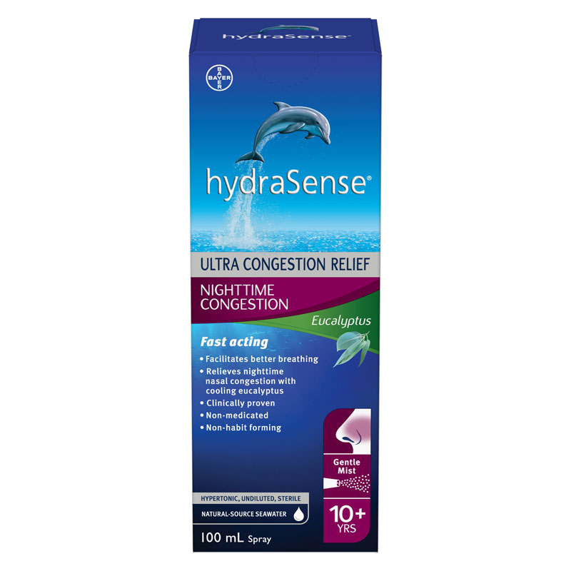 HydraSense Nighttime Congestion Nasal Spray - 100ml