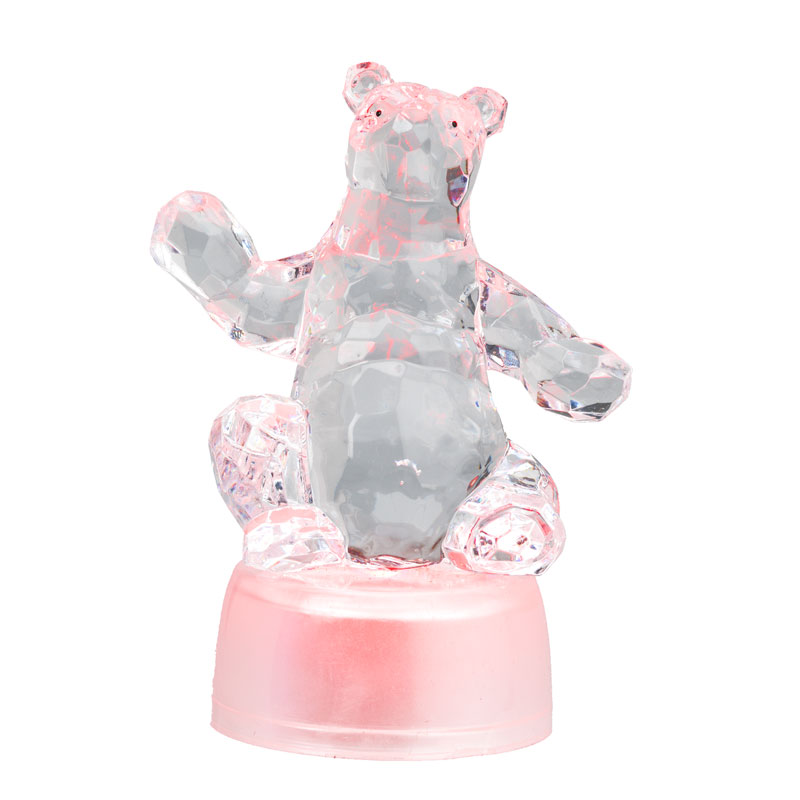 Danson LED Acrylic Polar Bear - 4in - Assorted