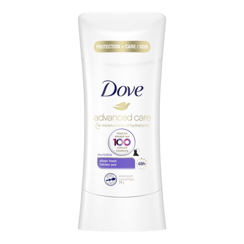 Dove Advanced Care Invisible Sheer Fresh Antiperspirant - 74g