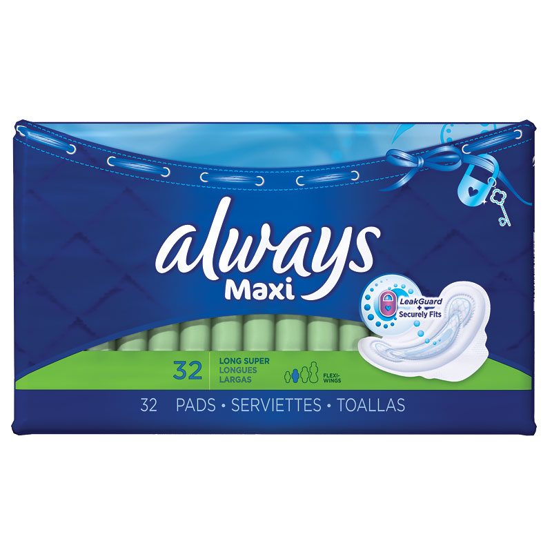 Always Maxi with Flexi-Wings - Long Super - Unscented - 32s