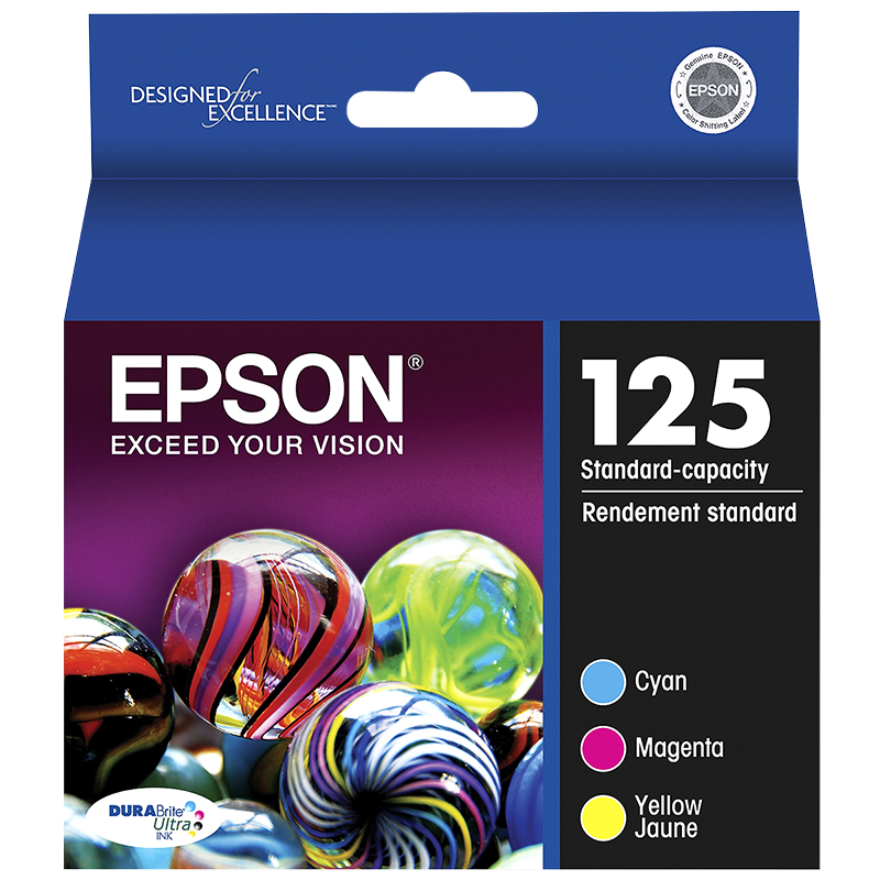 Epson 125 Colour Multi-Pack Ink Cartridge - T125520