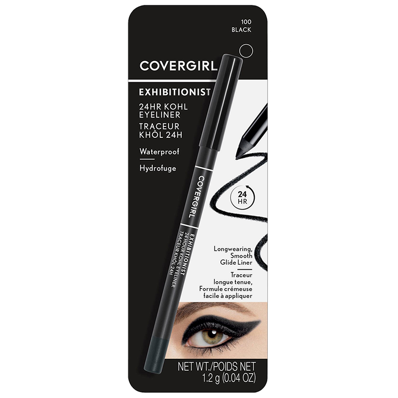 CoverGirl Exhibitionist 24 Hour Kohl Eyeliner - 100 Black