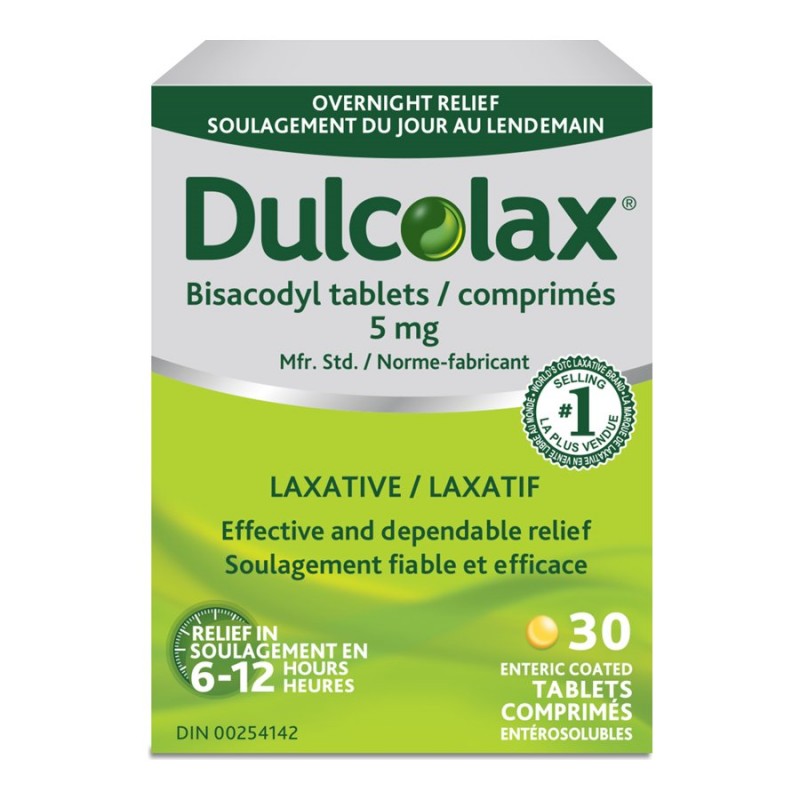 Dulcolax Laxative Tablets - 5mg - 30's | London Drugs