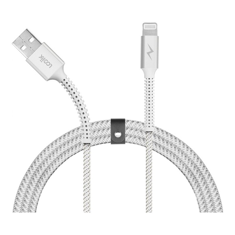 LOGiiX Piston Connect Armour+ USB-C to Lightning Cable - White - 1.5m