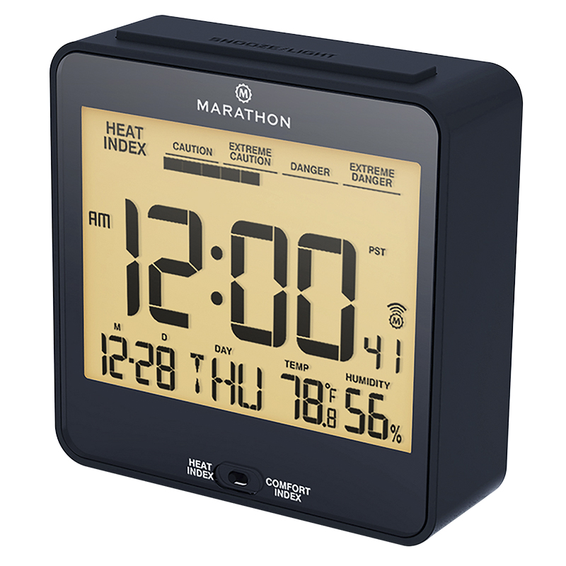 Marathon Atomic Desk Clock Cl030054bl London Drugs