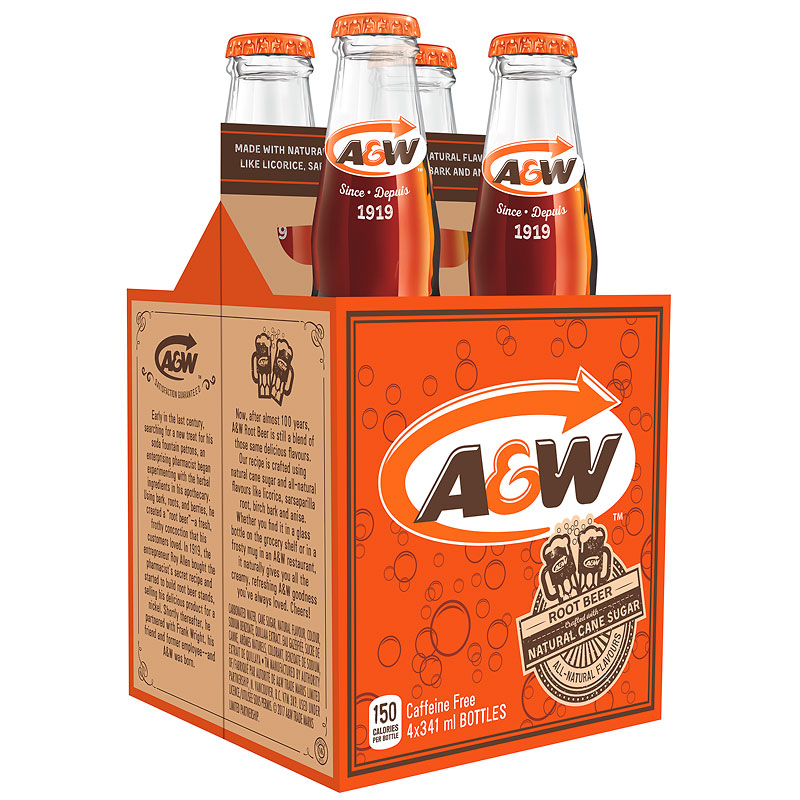 A&W ROOT BEER 4X341ML