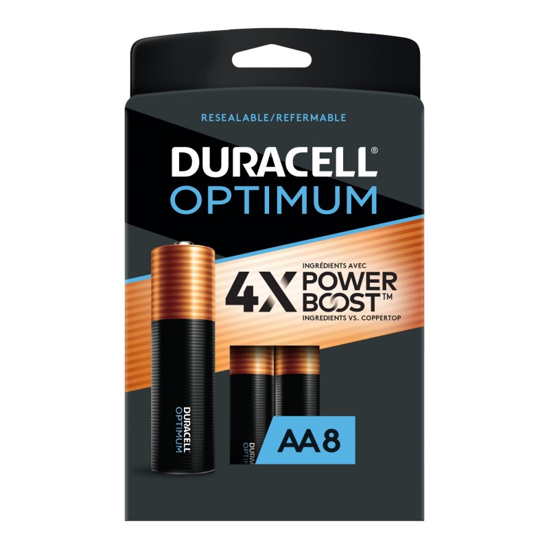 Duracell Optimum AA Batteries - 8 pack
