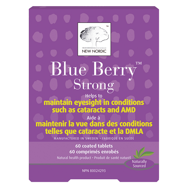New Nordic Blue Berry Strong - 60s
