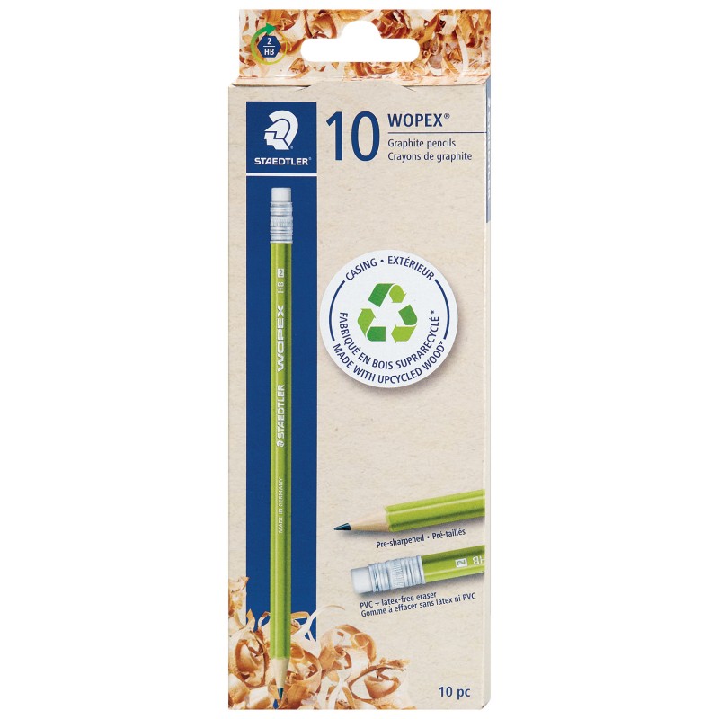 Staedtler Wopex Graphite Pencils - 10 pack