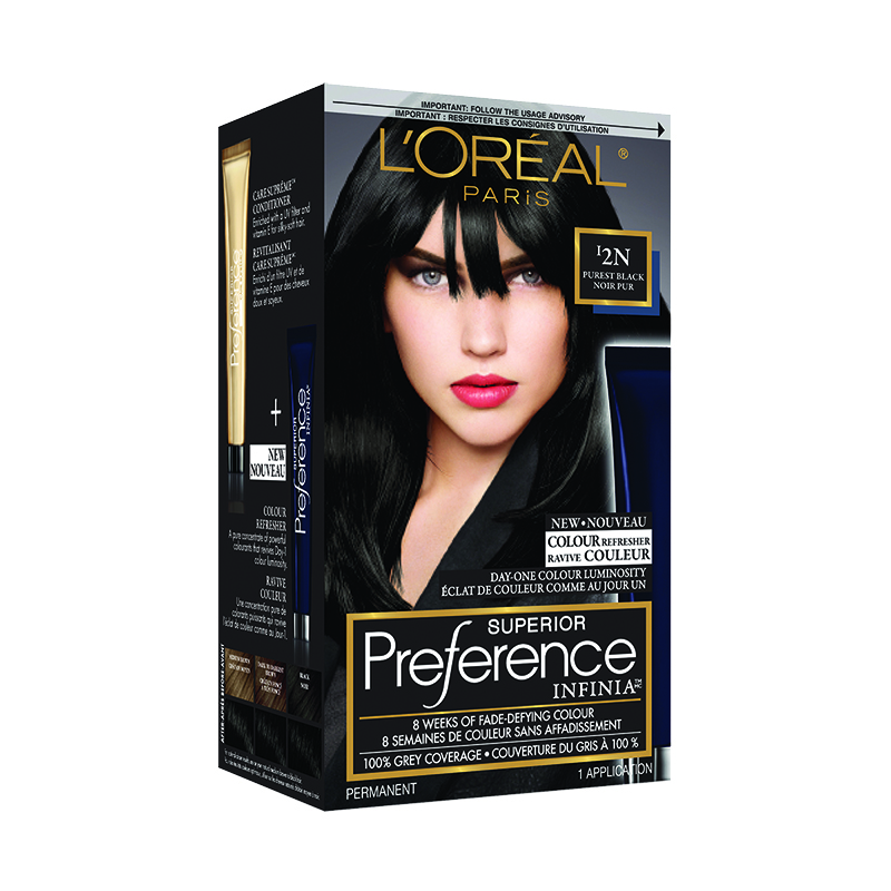 L'Oreal Superior Preference Infinia Fade-Defying Hair Colour - I2N Purest  Black