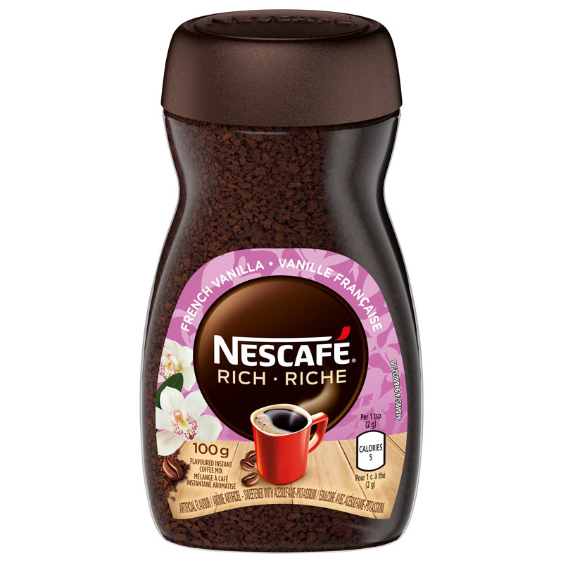 Nescafe Rich Instant Coffee - French Vanilla - 100g