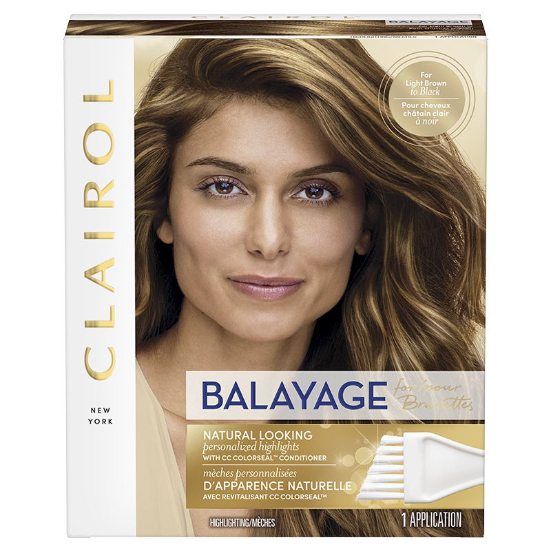 Clairol Balayage Highlighting for Brunettes offers an easy to use blonding ...