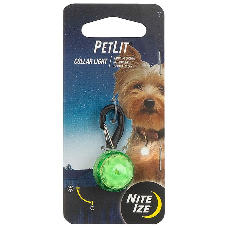 Nite Ize PetLit Collar Light - Lime Jewel