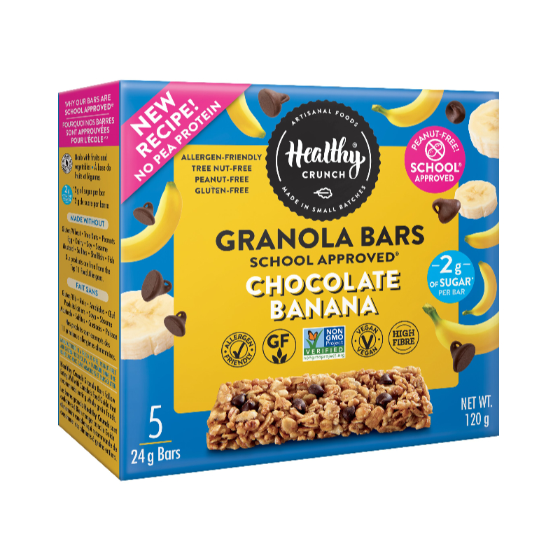 Healthy Crunch School Approved Granola Bar - Chocolate Banana - 5pk/120g