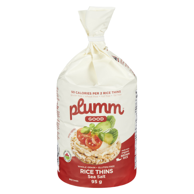Plum-M-Good Organic Rice Thins - Salted - 12s
