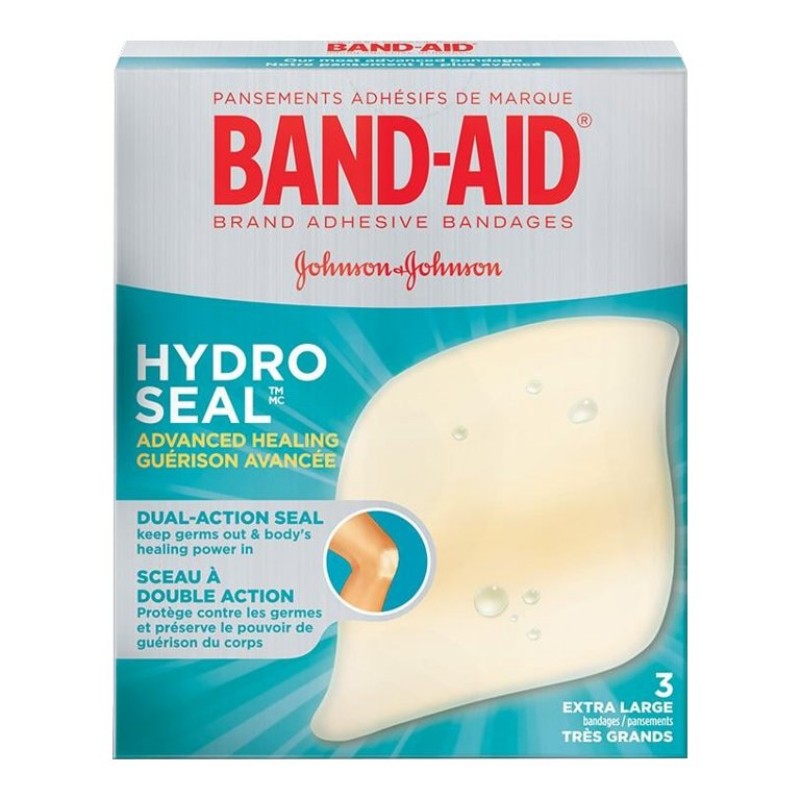 BAND-AID Hydro Seal Advanced Healing Bandages - Extra Large - 3's