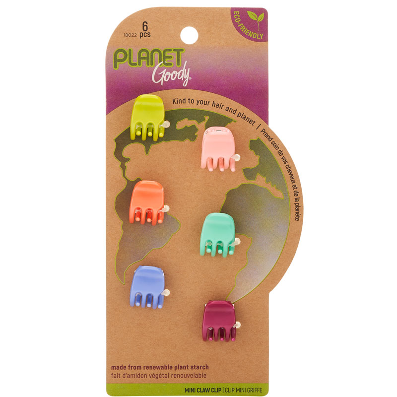 Goody Planet Mini Claw Clips - 18022 - 6s
