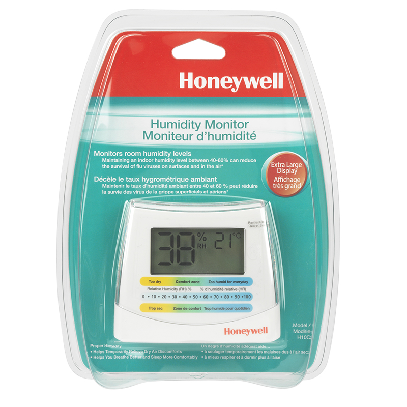 Honeywell Thermo-Hygrometer - White - H10C