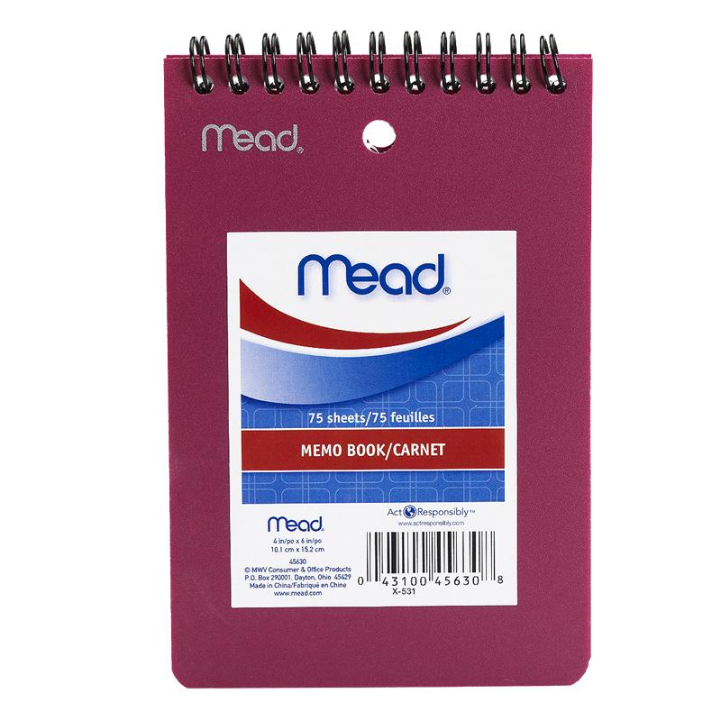 Memo Book - 4 x 6inch - Assorted | London Drugs