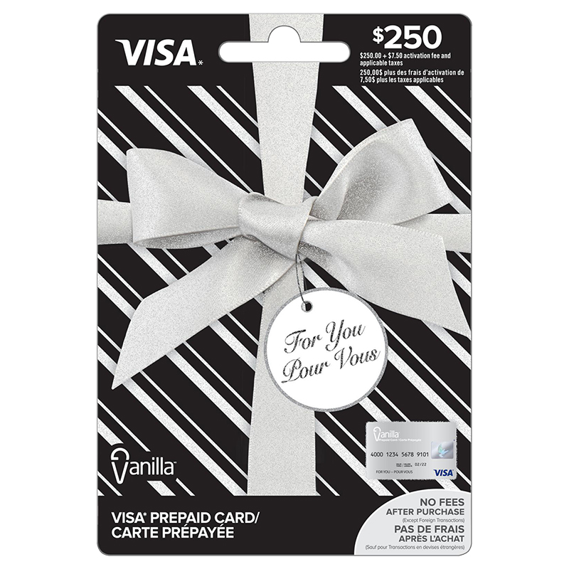 Vanilla Visa Gift Card 250 London Drugs