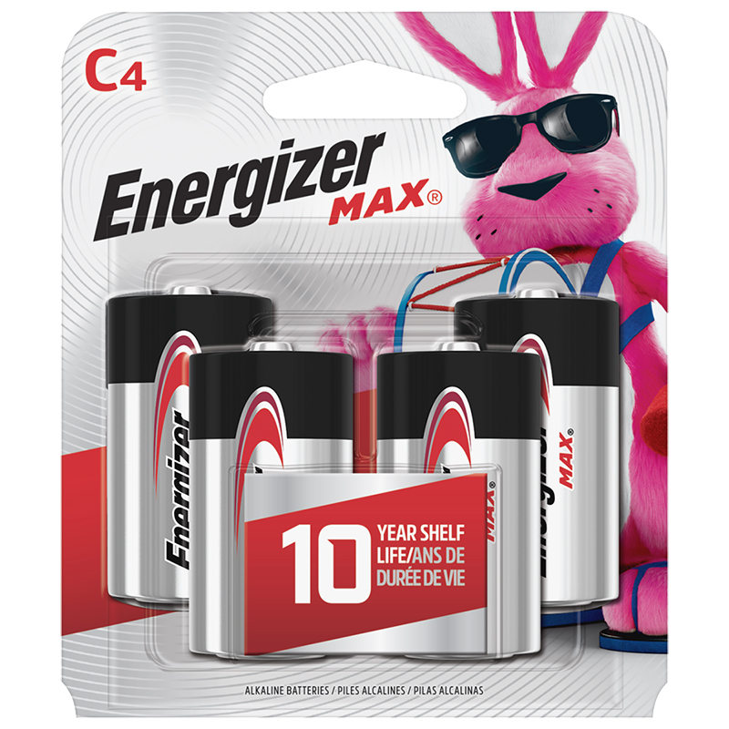 Energizer Max C Batteries - 4 pack