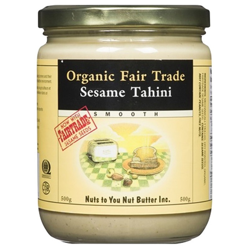 Nuts To You Organic Fair Trade Sesame Tahini Smooth - 500g