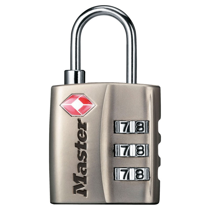 Master Lock TSA Combination Luggage Lock - Nickel - 30mm