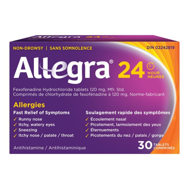 Allegra 24 Hours Allergies - 120mg/30s