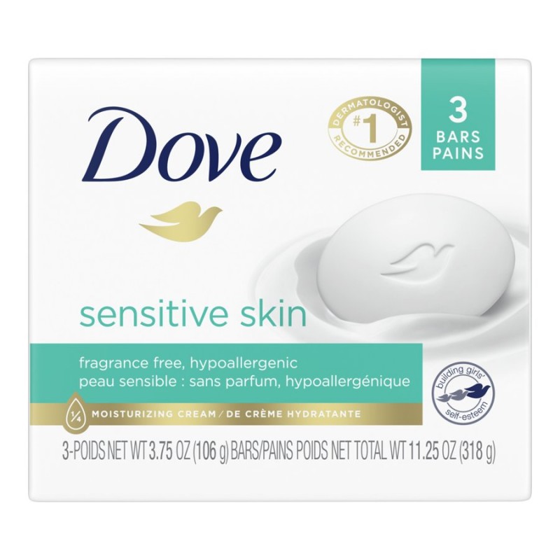 Dove Sensitive Skin Beauty Bar - Fragrance Free