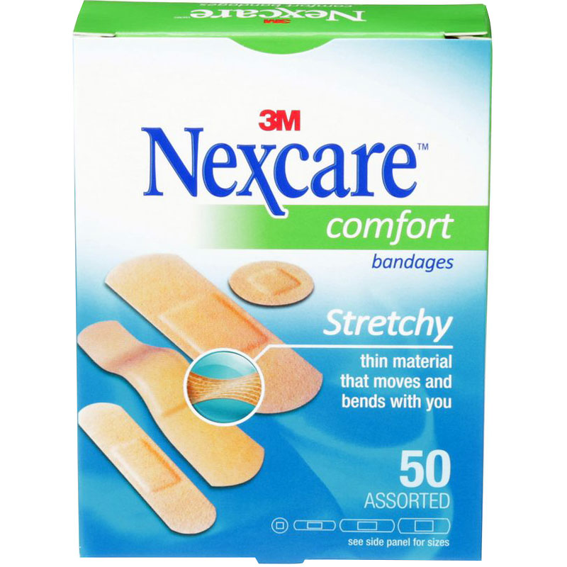 3M Nexcare Comfort Strips - 50s - Assorted