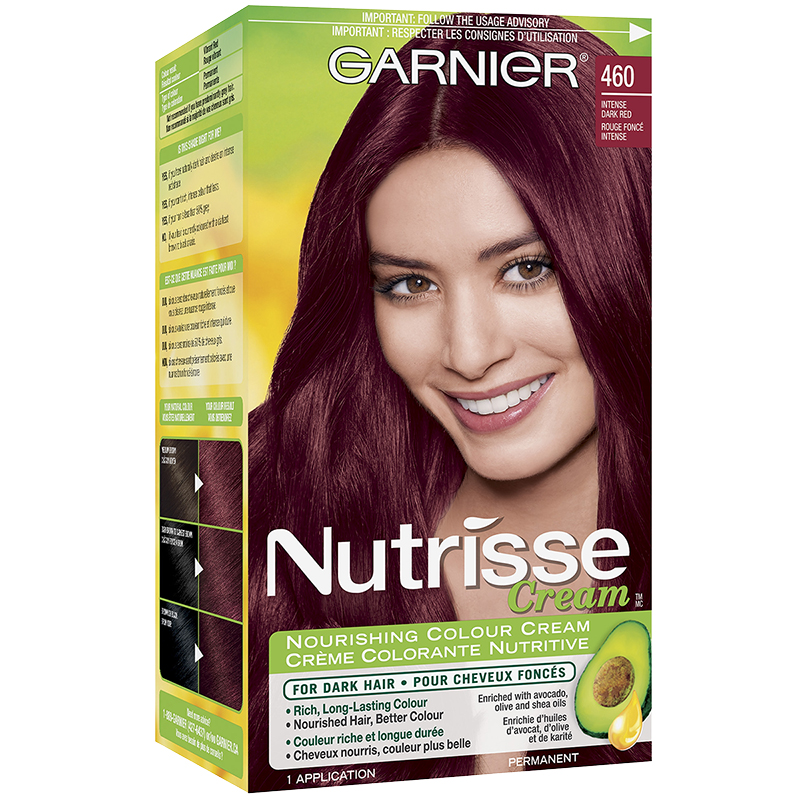 Garnier Nutrisse Cream Permanent Hair Colour 460 Intense Dark Red