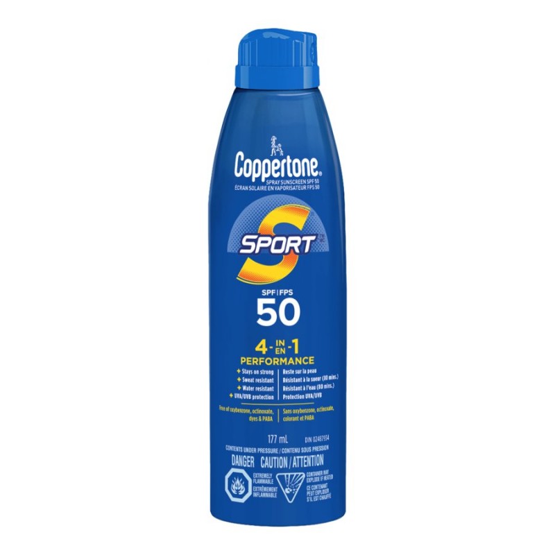 Coppertone SPORT Sunscreen Spray - SPF 50 - 177ml